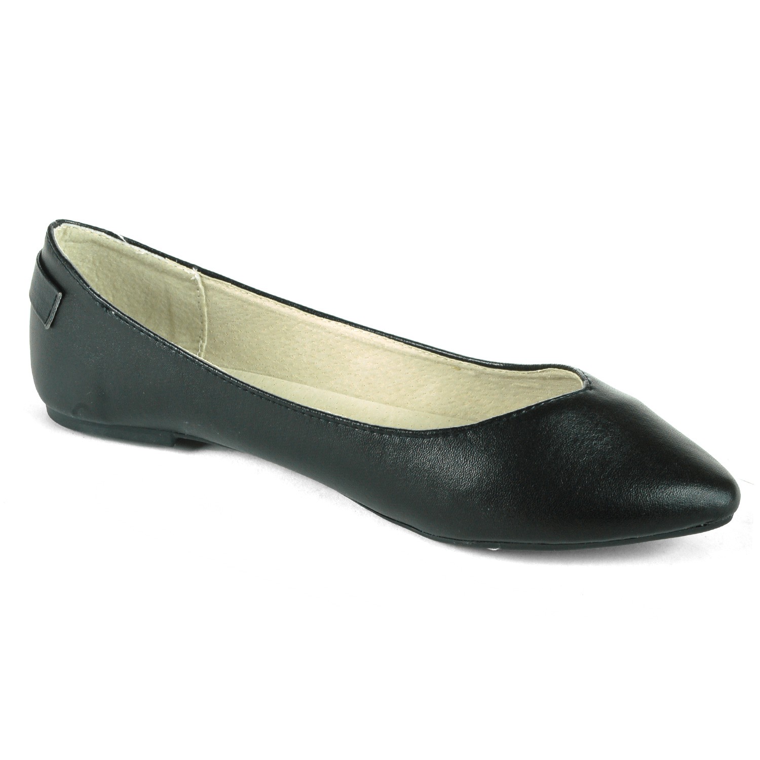 Alpine Swiss Rose Womens Ballet Flats Pointed Toe Suede Lined Buckle